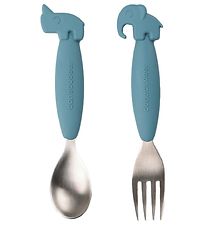 Done by Deer Cutlery - 2-Pack - Blue