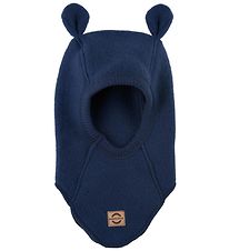 Mikk-Line Balaclava - Wool - Blue Nights w. Ears