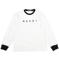 Marni Blouse - White w. Black