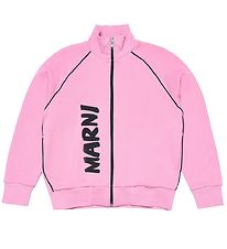 Marni Cardigan - Pink w. Black