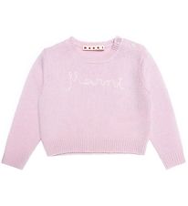 Marni Blouse - Wool - Pink w. White