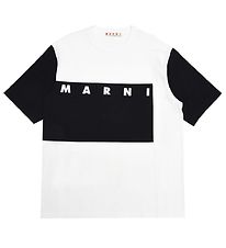 Marni T-skjorte - Hvit m. Svart