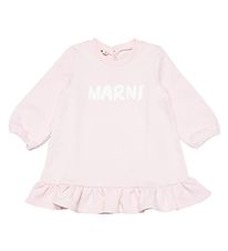 Marni Sweat Dress - Pink w. White