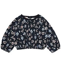 Marni Bluse - Navy m. Blumen