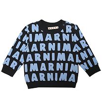 Marni Sweatshirt - Navy w. Light Blue