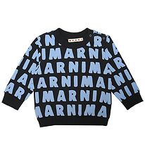 Marni Sweatshirt - Navy m. Hellblau