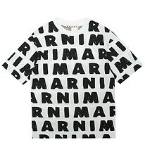 Marni T-shirt - Vit m. Svart