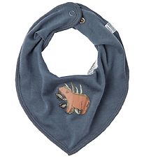 Name It Bib - Wool - Teething Bib - Turtledove