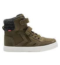 Hummel Kuldastígvél - Stadil Winter High Jr - Dark Olive
