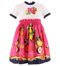 Dolce & Gabbana Dress - Capri - Pink w. Citrus fruits