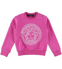 Versace Collegepaita - Medusa - Fuchsia/Valkoinen