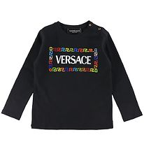 Versace Blouse - Black w. Print