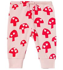 Stella McCartney Kids Sweatpants - Pink w. Mushrooms