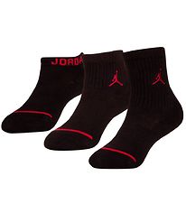 Jordan Socks - 3-Pack - Jumpman Waterfall - Black