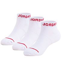 Jordan ankelstrumpor - 3-pack - Jumpman No Show dämpad - Vit