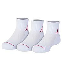 Jordan Enkelsokken - 3-pack - Jumpman Quarter - Wit