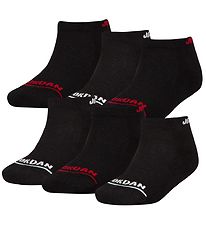 Jordan Ankle Socks - 6-Pack - Legend Cusheioned No Show - Black