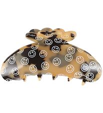 By Stær Hárklemma - Asta - 10x5 cm - Smiley Brúnt Leo