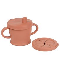 Haakaa Drink and Snack Cup - Rust