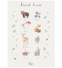 Cam Cam Veggspjald - Forest Friends