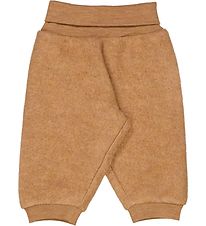 Wheat Pantalon - Polaire de laine - Clay Mlange