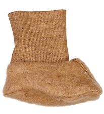 Wheat Booties - Wool Fleece - Clay Melange