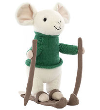 Jellycat Gosedjur - 18 cm - Merry Mouse Skiing