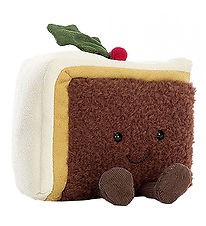 Jellycat Gosedjur - 10 cm - Amuseable Slice Of Christmas Cake