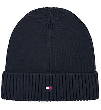 Tommy Hilfiger Beanie - Knitted - Small Flag - Navy