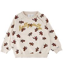 The New Geschwister-Sweatshirt - Holiday - White Swan Ginger Aop