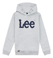 Lee Hoodie - Wobbly Graphic - Vintage Grey Heather