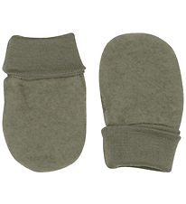 Fixoni Mittens - Wool - Deep Lichen Green