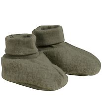 Fixoni Booties - Wool - Deep Lichen Green