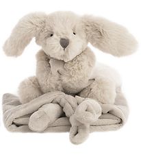 NatureZoo Comfort Blanket - Rabbit - 35x35 cm - Baby Grey