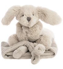 NatureZoo Schmusetuch - Hase - 35x35 cm - Baby Grey