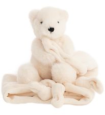 NatureZoo Comfort Blanket - Polar bear - 35x35 cm - Creamy White