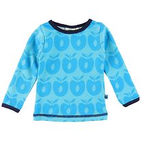 Smfolk Bluse - Wolle - Retro Apple - Blue Atoll