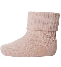 MP Socks - Wool - Rib - Rose Dust