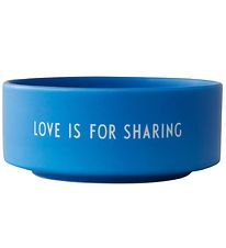 Design Letters Bowl - Snack Bowl - Cobalt Blue