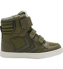 Hummel Kuldastígvél - Stadil Super Poly Recycled Tex Jr - Dark
