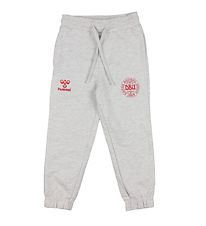 Hummel Pantalon de Jogging - DBU - hmlHonor - Light Grey Melange