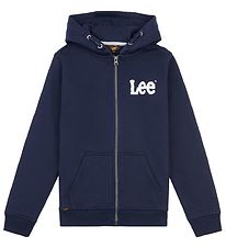 Lee Cardigan m. Capuchon - Wobbly Grapic BB Zip - Navy Blazer