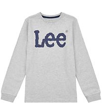 Lee Bluse - Wackelige Grafik - Vintage Grey Heather