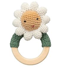 Sebra Rattle - Crochet - Flower
