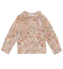 Christina Rohde Blouse shirt - Pink w. Flowers