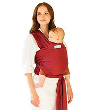 Moby Stretchtuch - Classic - Ruby - Braun