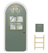 Fabelab Álfahurð - Elf Door - Green Með Light
