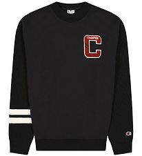 Champion Fashion Sweat-shirt - Noir av. Logo