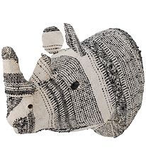 Bloomingville Wall Decoration Decoration - Rhino - Black/White