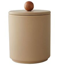 Design Letters Jar - Treasure Jar - 8x9.5 cm - Beige
